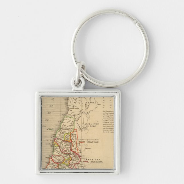 La Terre Sainte sous Salomon Key Ring (Front)
