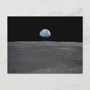 La Terre vue de la Lune Postcard