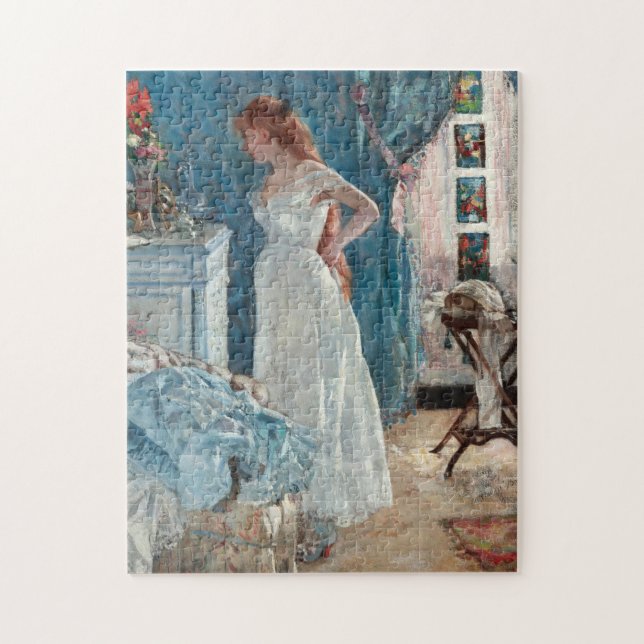 La Toilette | Henri Gervex Jigsaw Puzzle (Vertical)