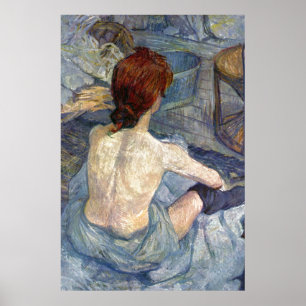 La Toilette Rousse - Toulouse-Lautrec Painting Poster