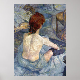 La Toilette Rousse - Toulouse-Lautrec Painting Poster