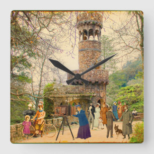 La Torre de la Quinta da Regaleira (Portugal) Square Wall Clock