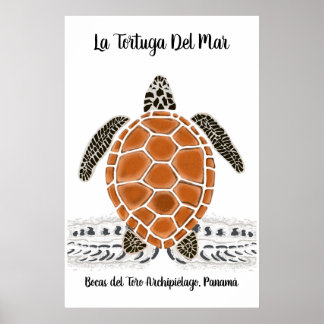 La tortuga Del Mar - The Sea Turtle Poster