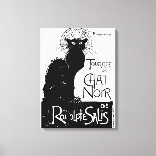 La tournée du Chat Noir Canvas Print
