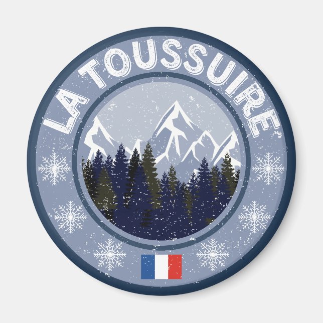 La Toussuire Station de Ski Magnet (Front)