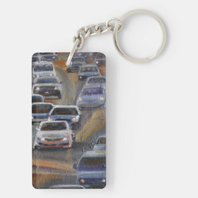 LA Traffic Keychain (Back)