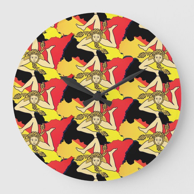 La Trinacria Clock (Front)