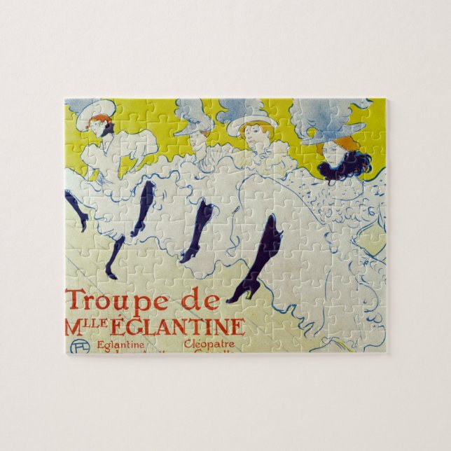 La Troupe de Mlle Eglantine by Toulouse Lautrec Jigsaw Puzzle (Horizontal)