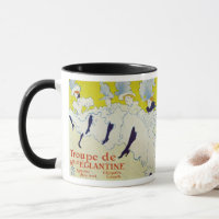 La Troupe de Mlle Eglantine by Toulouse Lautrec
