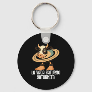 La Vaca Saturno Saturnita Italian Brainrot Funny M Key Ring