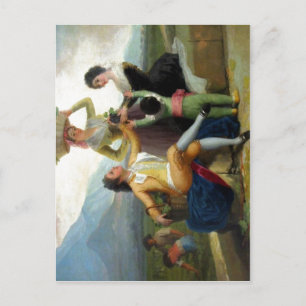 La vendimia de Goya, (1786-87). Est? en el Museo d Postcard