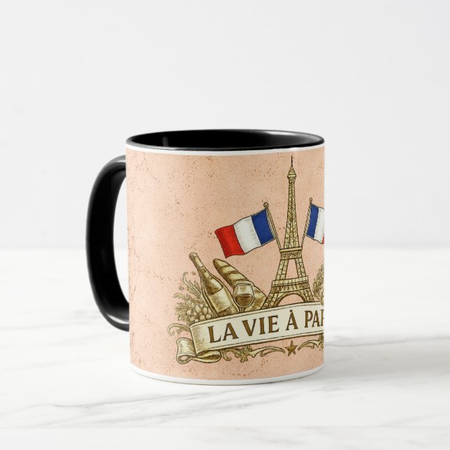 La vie à Paris Mug (Front Left)