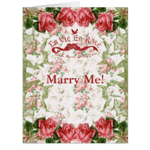 La Vie En Rose - Greeting Card