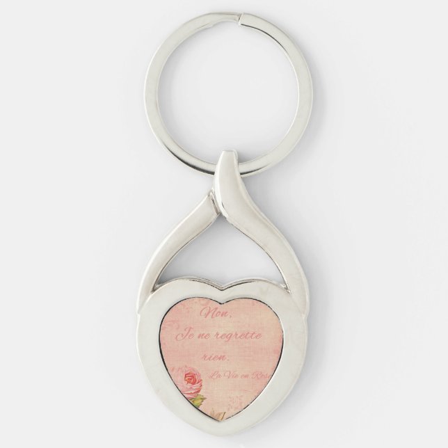 La Vie En Rose Key Ring (Front)