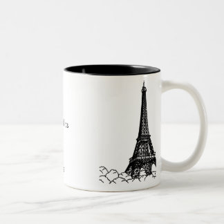 La vie en rose. Two-Tone coffee mug