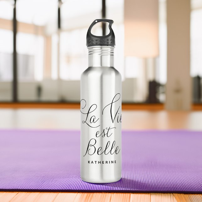 "La Vie est Belle" 710 Ml Water Bottle (Creator Uploaded)