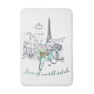 La vie est une belle balade bath mat