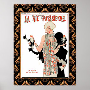 La Vie Parisienne 1920s magazine cover Poster