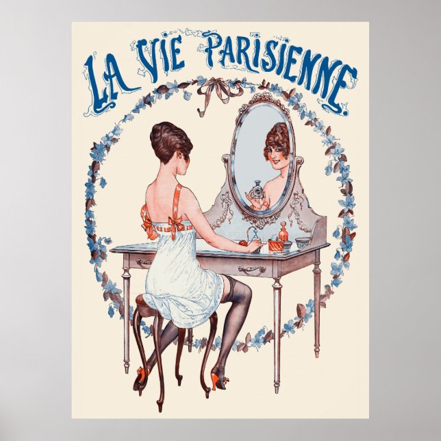 La Vie Parisienne - Le calendrier de la Floréine Poster (Front)