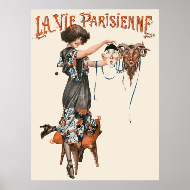 La Vie Parisienne - Les masques de l'amour, Illust Poster (Front)