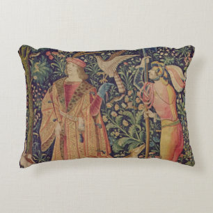 La Vie Seigneuriale - Leaving for the Hunt Decorative Cushion