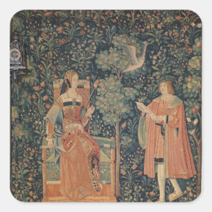 La Vie Seigneuriale: Reading Square Sticker