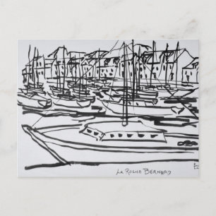 La Vilaine River   La Roche-Bernard, Brittany Postcard