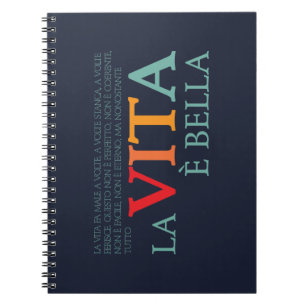 La vita è bella notebook