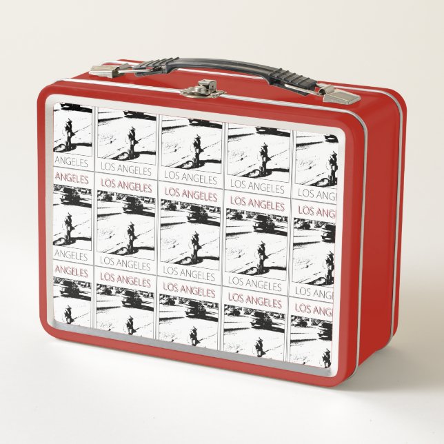 LA water boy Metal Lunch Box (Front)