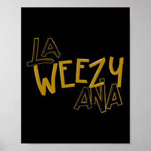 La Weezy Ana Louisiana Happy Mardi Gras Costume Me Poster
