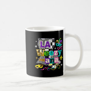 La Weezy Ana Louisiana Mardi Gras Carnival Design  Coffee Mug