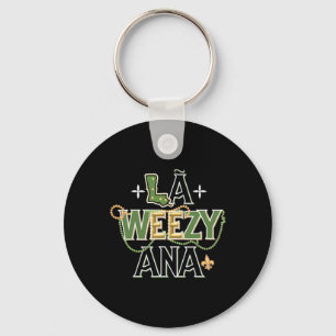 La Weezy Ana Mardi Gras Key Ring