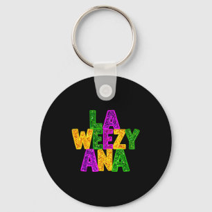 La weezy ana mardi gras louisiana new orleansLa we Key Ring