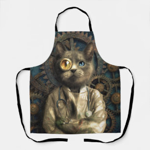 Lab Cat All-Over Print Apron