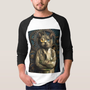 Lab Cat Steampunk T-Shirt