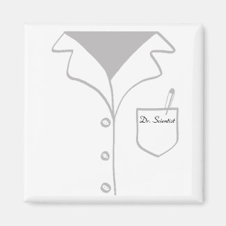 Lab coat magnet - fully customisable!