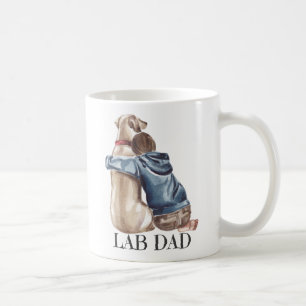 Lab Dad, Proud Labrador Retriever Dog Owner Coffee Mug
