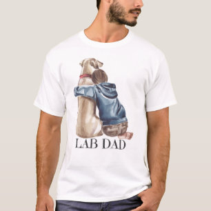 Lab Dad, Proud Labrador Retriever Dog Owner T-Shirt