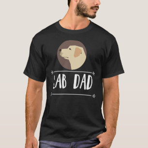 Lab Dad Yellow Labrador Retriever Dog 72 T-Shirt