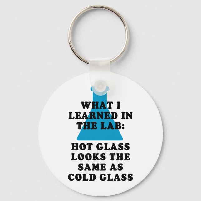 Lab Glass Key Ring (Front)