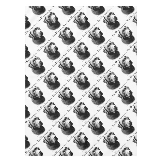 Lab Happy Face Tablecloth (Front)