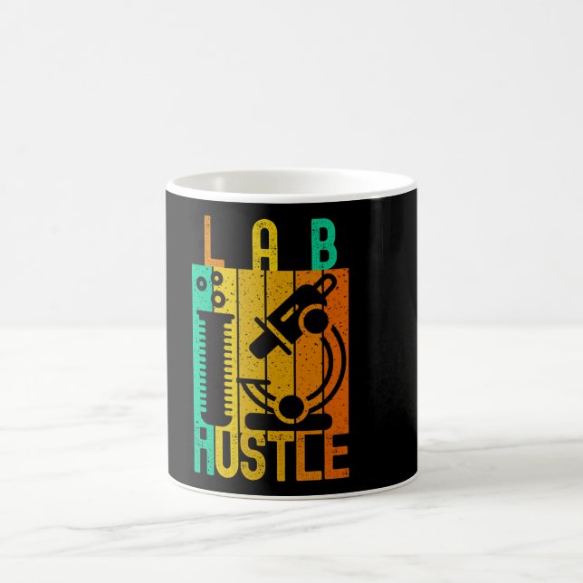 LAB HUSTLE - #LABLIFE  COFFEE MUG (Center)