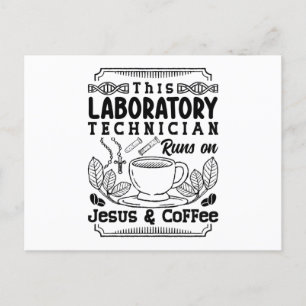 Lab Laboratory Technician Chemist Lab Tech Postcard