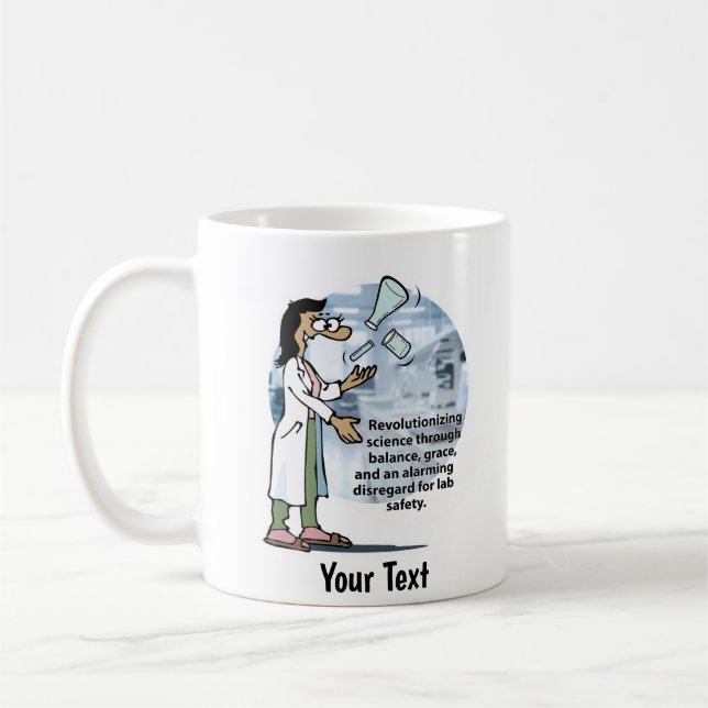 Lab Life Multitasking Coffee Mug (Left)