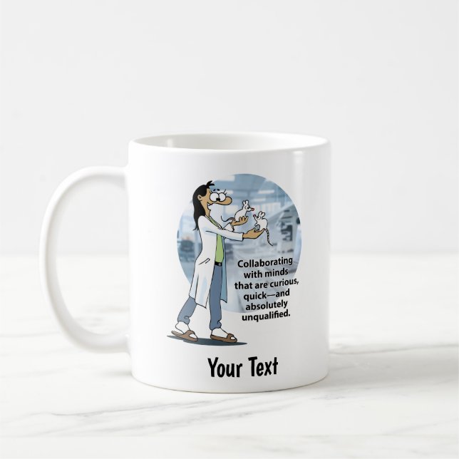 Lab Life Rodents Coffee Mug (Left)
