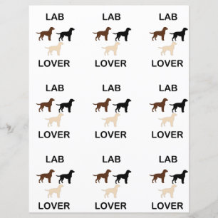 Lab Lover all colours silhouettes
