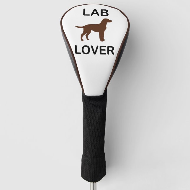 lab lover golf head cover (Front)