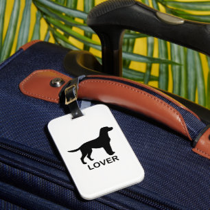 lab lover luggage tag