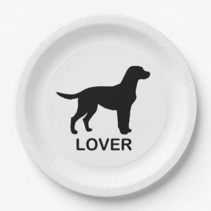 lab lover paper plate