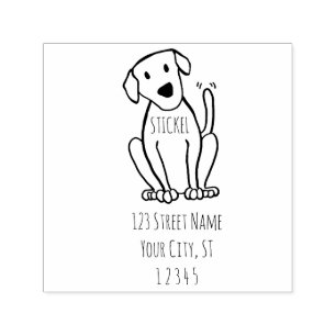 Lab Lover Return Address Stamp
